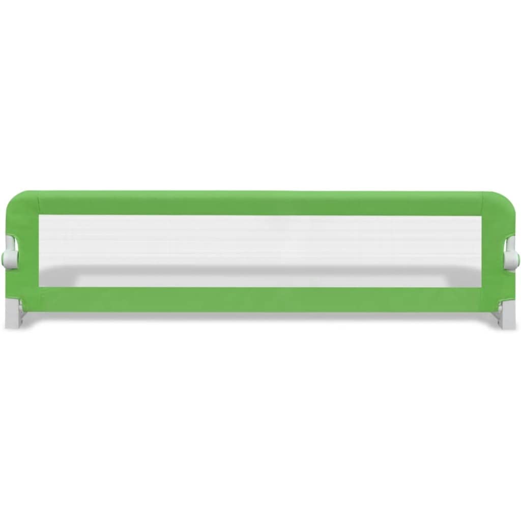 INLIFE 276084 - Barrera protectora para cama infantil (2 unidades, 150 x 42 cm, 5,5 kg), color verde