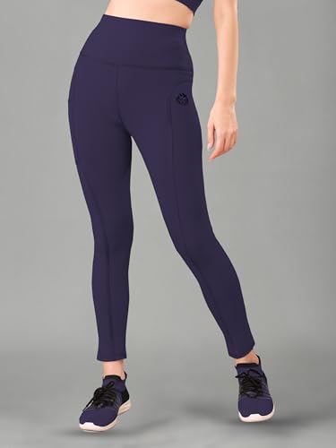 Image of Women High Rise Gym Wear Tights Stretchable Yoga Pants Fitness Leggings Gym Pants Multipurpose Slim Fit Track Pant Workout Active Wear Lower