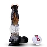 BDSMYEE Monster Dildo, 23,7 cm Fantasy Anal Dildo mit 10 Vibrationsmodi und Stoßmodi, riesen Dildo XXL Analspielzeuge erotisches Anal Sexspielzeug für Frauen Männer