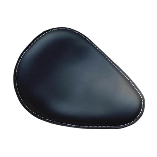 Selle moto passager en cuir noir confort absolu contre les vibrations