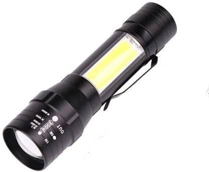 Care 4 Zoomable Handheld XPE+COB Mini USB Rechargeable Led Flashlight Torch (Black : Rechargeable) (B09B2KGGB4) Amazon Price History, Amazon Price Tracker