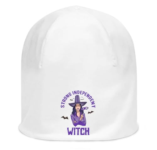 Bonnet Halloween blanc pour look urbain et soirées à thème d'automne
