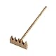 Loveria Zen Garten Schreibtisch, Braun | 28x19cm | Set mit Sand, Teekerzen-Glas, Stempel, Kurzhake, Schieber, Dekostein, Tablett | Mini-Zen-Garten mit Zubehör