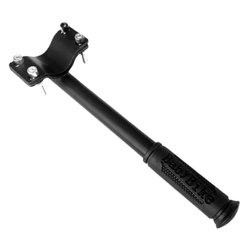 BRIGHTFUFU Children Bike Seats Bike Rear Seats Handlebar Bike Armrest Handle Outdoor Bike Handrail Cycling Arm Rest Seats Handle for Back Seat People Bike Supplies Cycling Armrest Black Iron