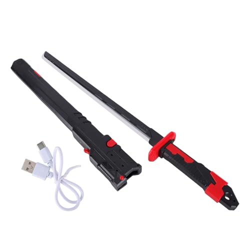 Épée lumineuse LED de 78 cm avec sons pour jeux de rôle