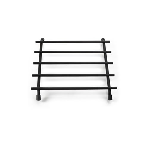 com-four® 2-teiliges Edelstahl Topfuntersetzer-Set mit Gummifüßen – Ansicht 7