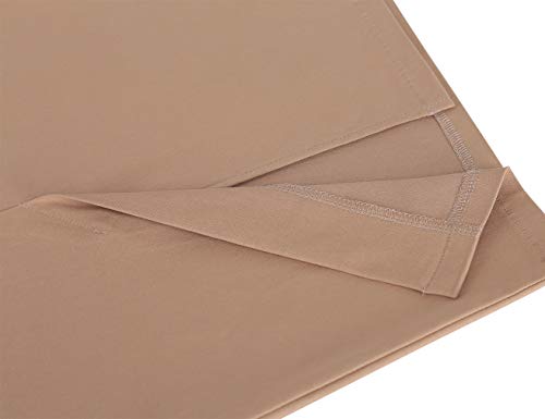 Muxxn Fashion 60S Vintage Mock Neck Slim Stretch Bridesmaid Party Dress For Women (Camel Xl) #TOP4