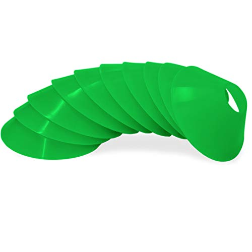 AX Esportes Pack c/ 10 Posicioners Treinamento, Laranja, 20cm