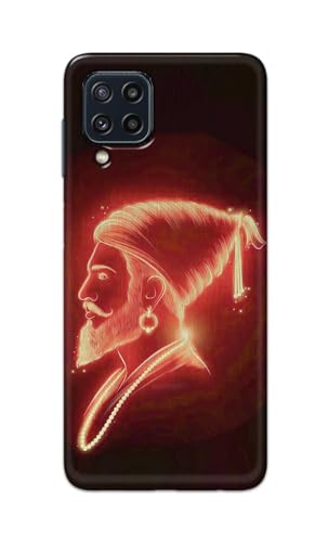 Image of PRINTFIDAA Printed Hard Back Cover Case for Samsung Galaxy M32 4G | Samsung Galaxy M32 Prime Edition Back Cover (Chatrapati Shivaji Maharaj) -112