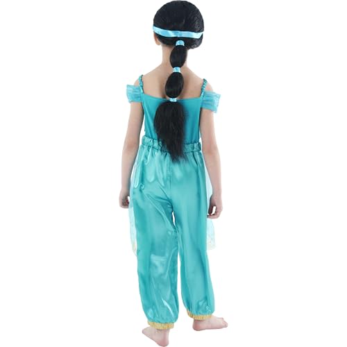 Disfraz Princesa para Niñas con Peluca Deluxe miniatura 5