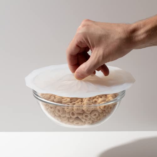 Gir: Get It Right Premium Silicone Round Lid (Pack Of 2) | Heat-Resistant Up To 550°F | Universal Airtight Suction Seal For Round Container Storage | 4 Inches, Slate #TOP6