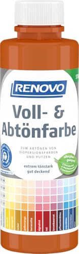 Renovo Voll- und Abtönfarbe - Terracotta 2101 0,5 Liter Matt