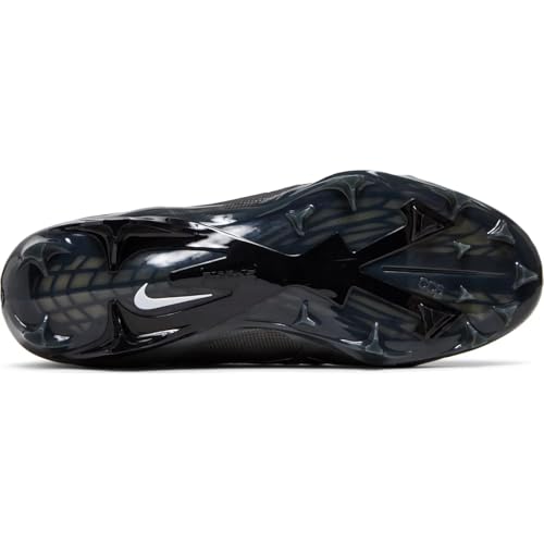 Nike Alpha Menace Elite 3 CT6648-010 Black-Iron Grey-White Men's Football Cleats 13 US2