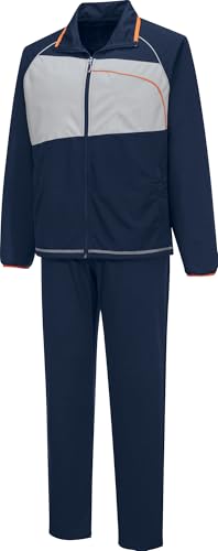 Erwin Müller Herren-Freizeitanzug Sweat marine Größe 52 - mit Reißverschluss-Eingriffstaschen, abgesteppter Gummibund und Durchzugsband, schnell trocknend und bügelfrei Erwin Müller Herren-Freizeitanzug Sweat marine Größe 52 - mit Reißverschluss-Eingriffstaschen, abgesteppter Gummibund und Durchzugsband, schnell trocknend und bügelfrei