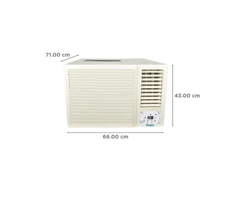 Image of Haier 1.5 Ton 5 Star Inverter Window AC (Copper, Antibacterial Filter, HWU181-OW5BE- INV, White)