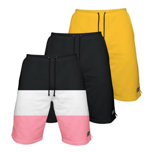 Kit 3 Bermudas Moletom Masculina com 3 Bolsos Fenda Lateral Short Básico Casual Treino (BR, Alfa, P, Regular, Regular, 3)