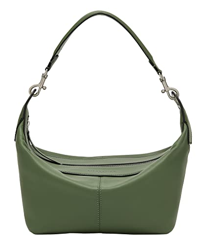 Liebeskind Berlin LIZA Hobo Schultertasche, Small (HxBxT 16cm x 24.5cm x 14cm), Palm Green Cover