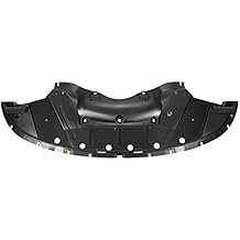 HECASA Engine Splash Shield Compatible with 2015-2023 Dodge Charger Replacement for 68202632AC 68202632AD CH1228130 Front Engine Splash Guard Plastic Black