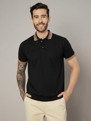 Image of LEOTUDE Men's Matty Regular Fit Half Sleeve Polo T-Shirt Combo (Pack of 3)