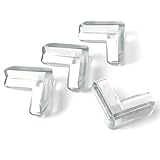 4x Protection d' angle coin meuble silicone transparent Pare-chocs