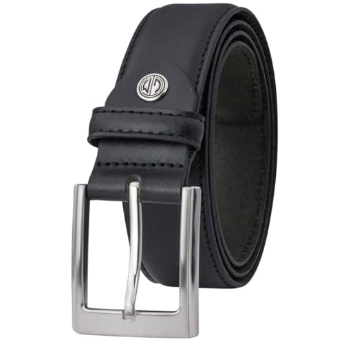 Rindleder Gürtel Herren 35mm Cognac LINDENMANN Herren Gürtel Aus