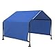 ShelterLogic 1,5 m Outdoor-Haustier-Schatten, vielseitiges Haustier-Überdachungszelt für mittelgroße bis großblütige Hunde, Katzen, Kleintiere und Nutztiere, Blau