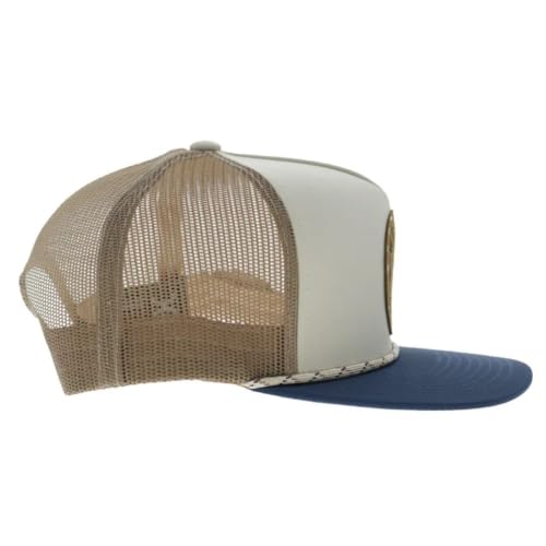 Image of HOOEY Spur Adjustable Snapback Hat - High Profile 5-Panel Breathable Mesh Baseball Cap, Trucker Hat for Men and Women