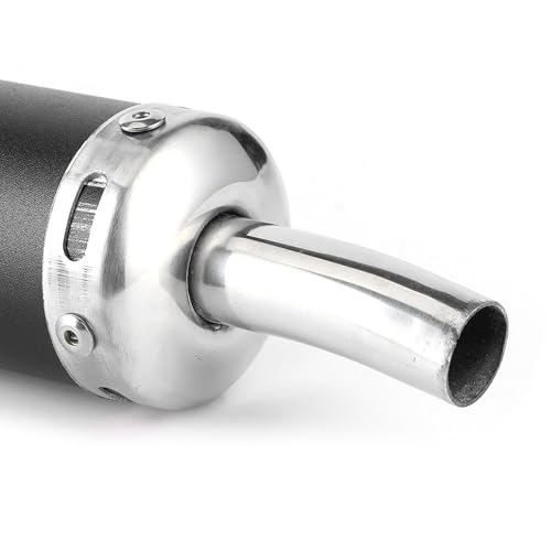 Auspufftopf Schalldämpfer 20mm Edelstahl | Für 2-Takt Motorräder In Verschiedenen Farben