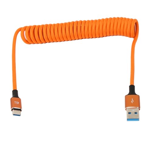 HangTon Câble d'alimentation USB C PD 45 W, CarPlay, USB-A vers Type-C pour appareil photo R5 A7C FX3 S5II, iPhone 15/16 Pro Max, Galaxy S24/S23, LG V30,...