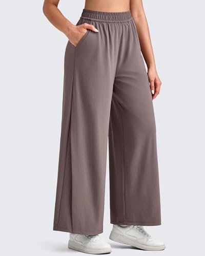 G4Free Lightweight Wide Leg Ankle Pants for Women High Waisted Yoga Trouser with Pockets Loose Fit Petite/Regualr/Tall4
