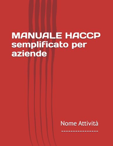 MANUALE HACCP semplificato per aziende ed 2025