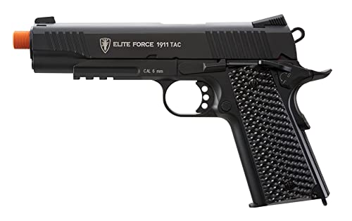 Elite Force 1911 Blowback 6mm BB Pistol Airsoft Gun, Black, 1911 TAC by Umarex - Used condition - US$88.65