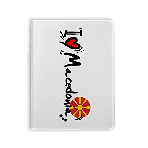 Carnet de notes Macédoine souple et léger pour écriture quotidienne
