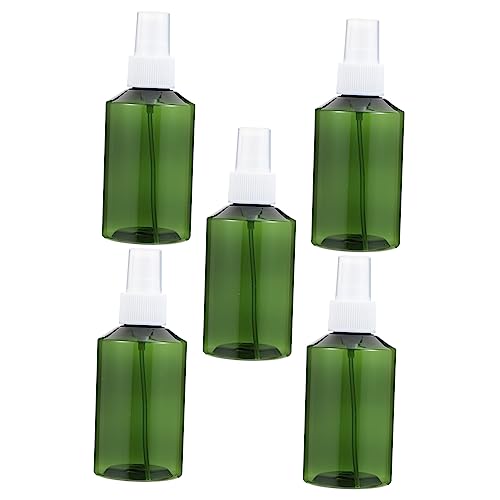 DEARMAMY 5pcs Plastic Spray Bottle Travel Dispenser Bottles Lightweight Easy to Use for Camping Vacation and Outdoor Activities Stylish and Practical for All Your Needs