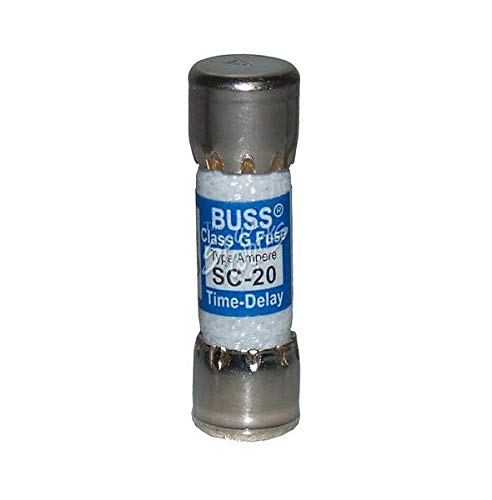 20 Amp Slo-Blo Replacement Fuse, Large Style (2 Pack) Busssc20