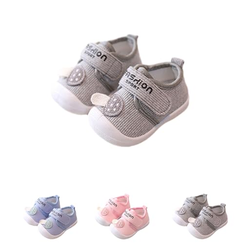 Squeak Shoes Toddler Girl Baby Boy Sneakers, Cute Comfort Anti-Slip Soft Sole First-Walking Squeaky Little Kid Trainers for First Walkers in Autumn Winter