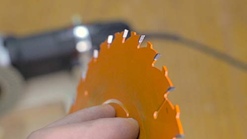 Image of Excel Impex Sharpening Blade for Wood Saw Blades and Tungsten Carbide Tipped Tools Like Drill bits- 4 inches Dia, Grit:140 /170