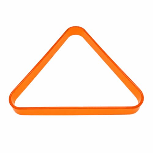 Billiard Ball Rack Triangle for 2.25” Pool Balls – Heavy-Duty ABS Plastic Pool Table Rack, Standard Size, 5 Color Options, Home or Bar Use (Orange, Holds 15 Balls) - Thumbnail 7