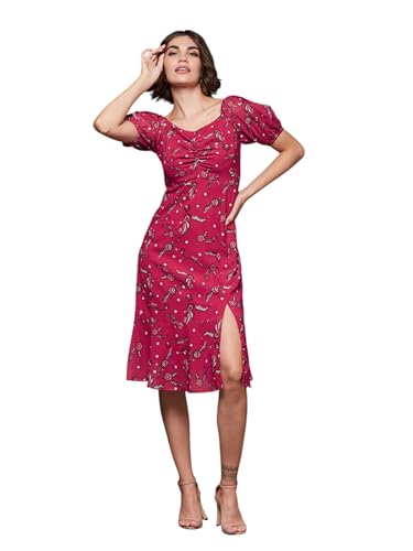 Image of Miss Chase Women's Sleeveless Collared Bodycon Above-Knee Polyester Dress