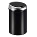 Ribelli Cubo de Basura con Sensor, Acero Inoxidable Plástico, Negro, 60 litros