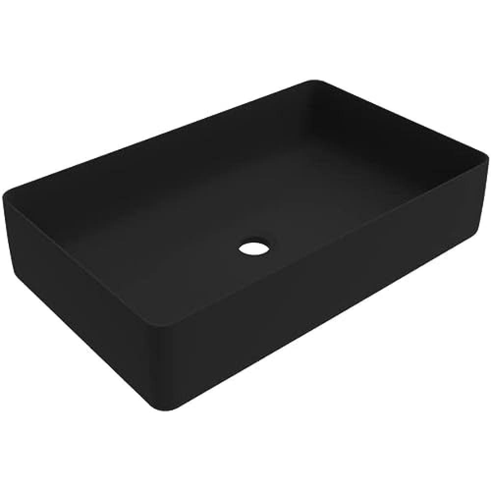 Lavabo de salle de bain céramique 580x360 mm sans trop-plein ERCOS