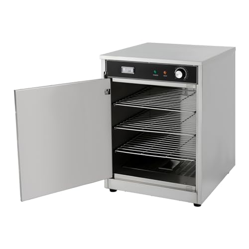 4/5-Tier Food Warmer Pizza Warmer, 110V, 600W Electric Commercial Hot Box, Countertop Heated Holding Cabinet, Pastry Display Case for Buffet Restaurant Cafe, Food Warming Cabinet (4-Compartment)