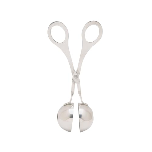 HIC Kitchen Meat Baller Scoop, 18/8 Stainless Steel, Forms Perfectly Round 1.75-Inch Meatballs