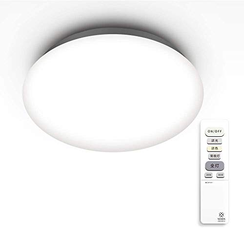 【Works with Alexa認定】ウックス(Woox) LED シーリングライト 40W 8畳 4000lm リモコン付き 調光・調色タイプ 【Works with Alexa認定】ウックス(Woox) LED シーリングライト 40W 8畳 4000lm リモコン付き 調光・調色タイプ