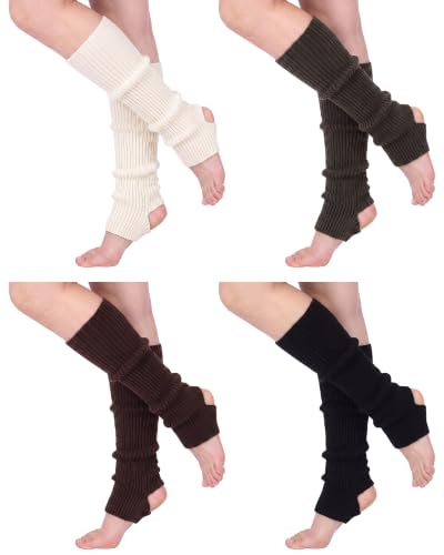 Image of Xtinmee Winter Women Ballet Leg Warmers Knitted