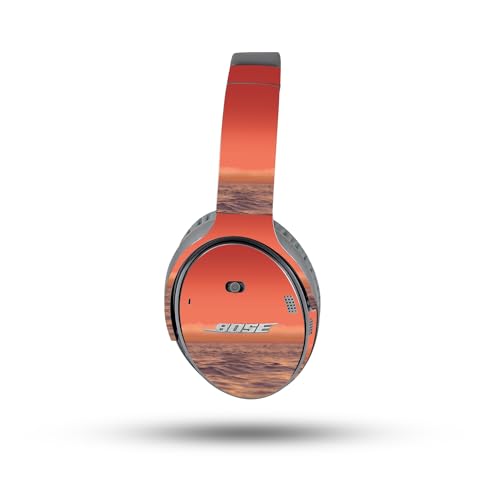 Image of MightySkins Skin Compatible with Bose QuietComfort 35 II Headphones - Red Horizon | Protective, Durable, and Unique Vinyl Decal wrap Cover | Easy to Apply, Remove, and Change Styles