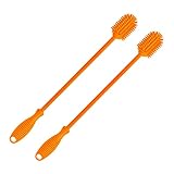 KEALLANS Flaschen Bürste Flaschen Reiniger für Ihren Wasser Kolben, Sport Flasche Reinigungs Bürste für Wasser Flaschen Zum Waschen Von Behältern mit Schmalem Hals 12,5 2 Stück