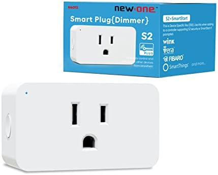 New One Z-Wave Plug, 700 Series Smart Dimmer Plug,Z-Wave Hub Required, 125V 60Hz Dimmable Smart Plug, Compatible with Alexa, Smartthings, Wink, Max Power 300W