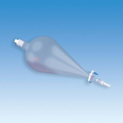 7223-07 Separatory Funnel Body, Pear Shaped, #11 Ace-Thred Bottom, 125 mL Capacity, 1 mL