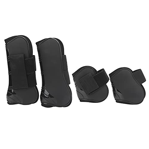 Bottes de tendon de cheval réglables lot de 4 protections contre les chocs